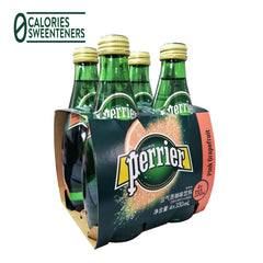 Perrier Sparkling Pink Grapefruit Mineral Water (4 x 330ml)
