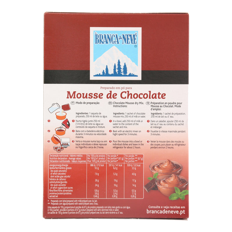 Branca De Neve Chocolate Mousse Miix (150g)