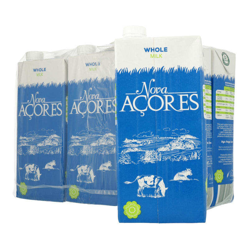 Nova Acores Whole (Full Cream) UHT Free Range Cow's Milk (1L)
