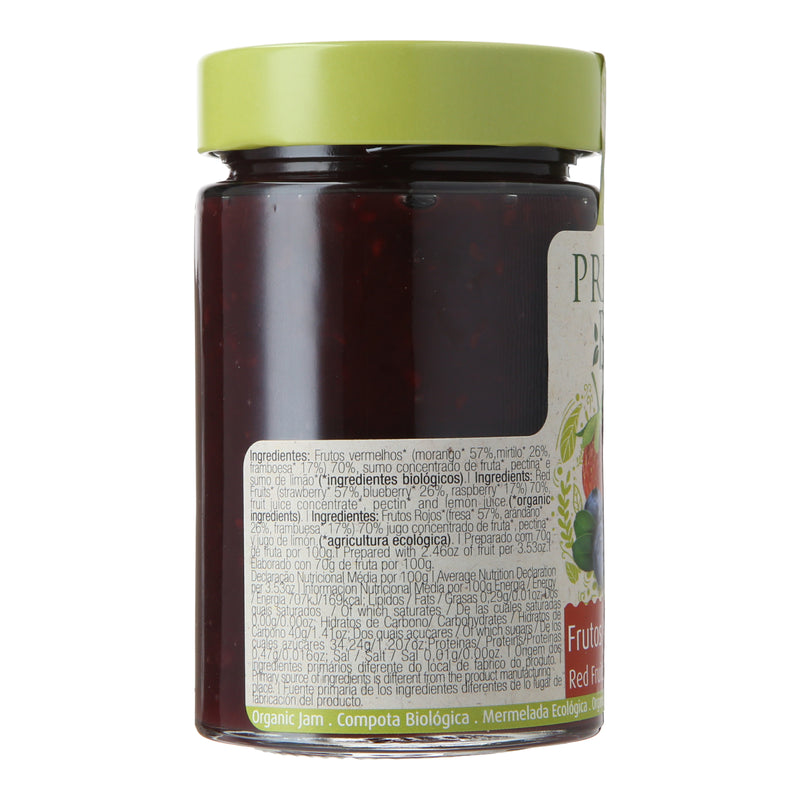 Prisca Bio Organic Red Fruits Jam No Added Sugar (240g)