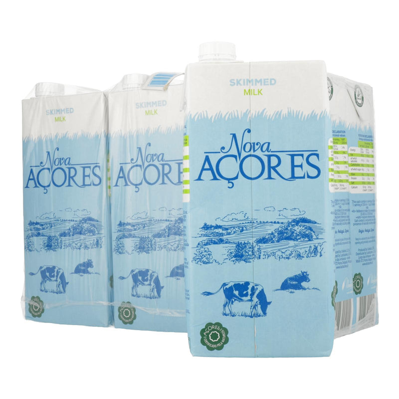Nova Acores Skimmed (No Fat) UHT Free Range Cow's Milk (1L)