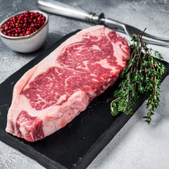 Black Angus Grass Fed Beef Striploin Steak 250g